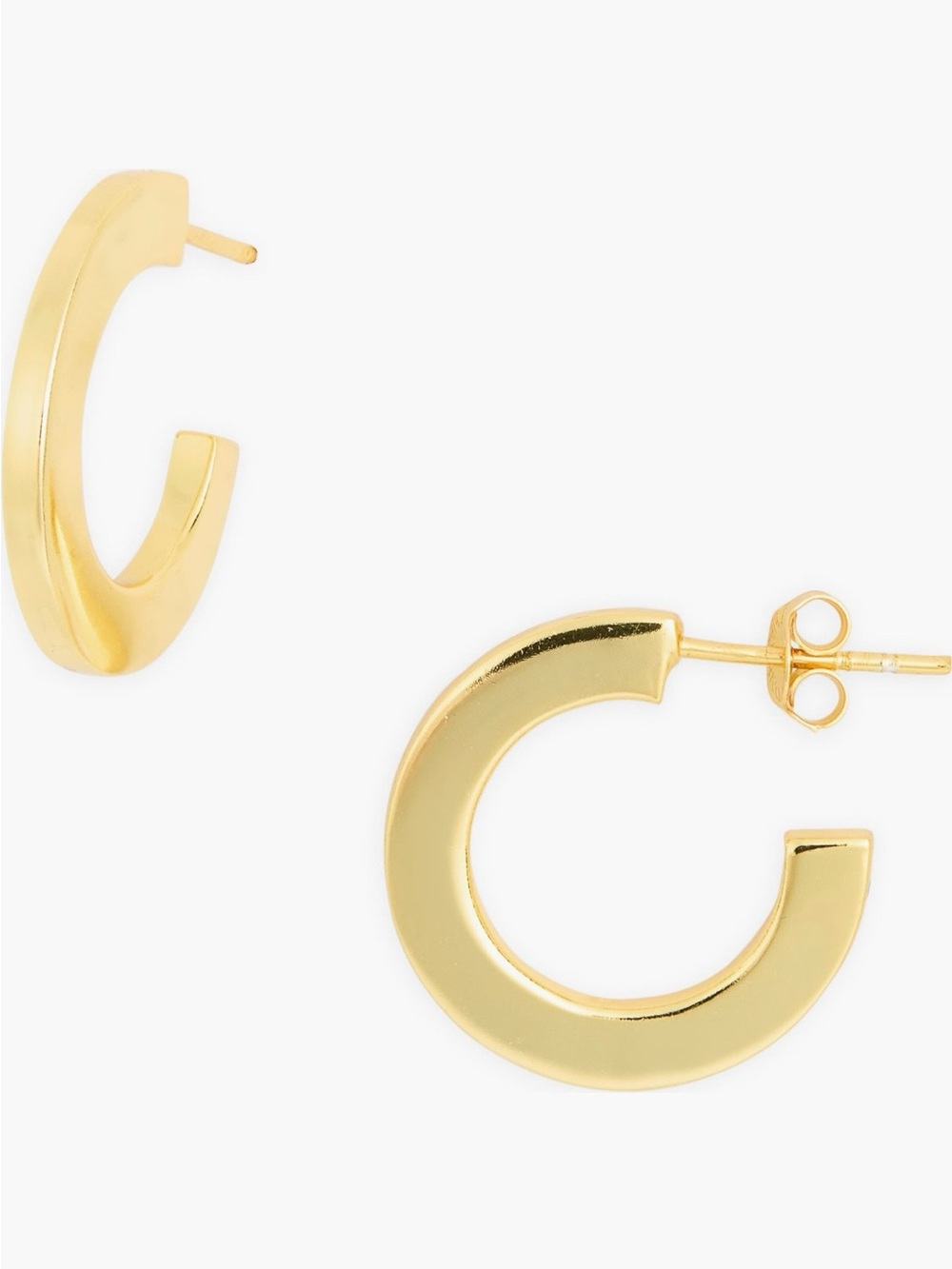 Thin Bar Hoop Earrings